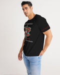 black Men's All-Over Print Tee