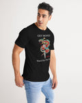 black Men's All-Over Print Tee