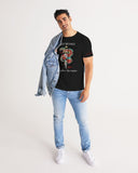 black Men's All-Over Print Tee