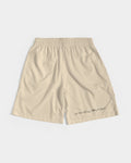 DO MORE  TALK LESS HAVE A HEART  UNISEX  LIGHT BEIGE JOGGER SHORTS - DMTL CLOTHING AND APPAREL