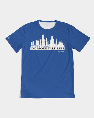 DO MORE TALK LESS BLUE CITY EDITION LOGO UNISEX TEE - DMTL CLOTHING AND APPAREL