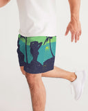 DO MORE TALK LESS HUSTLERS  PARADISE Men's Jogger Shorts - DMTL CLOTHING AND APPAREL