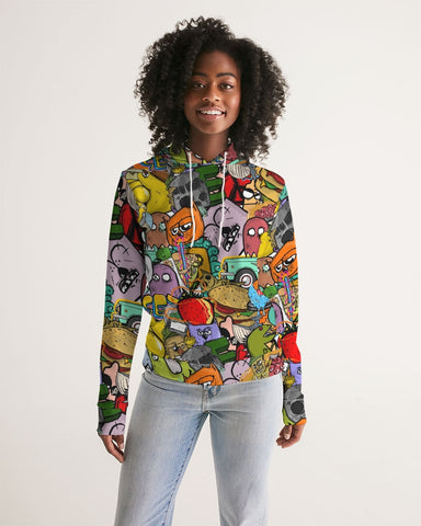 DMTL Crowded Street Women's Hoodie - DMTL CLOTHING AND APPAREL