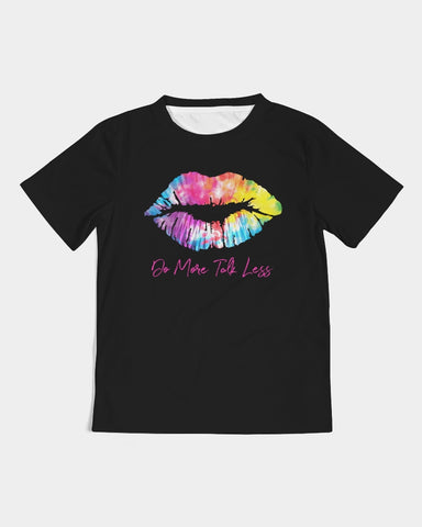 DO MORE TALK LESS RAINBOW DRIP LOGO Kids Tee FOR GIRLS - DMTL CLOTHING AND APPAREL