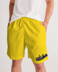 DO MORE TALK LESS UNIVERSITY GOLD CITY EDITION LOGO LITE JOGGER SHORTS - DMTL CLOTHING AND APPAREL