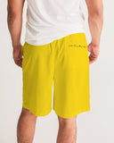 DO MORE TALK LESS UNIVERSITY GOLD CITY EDITION LOGO LITE JOGGER SHORTS - DMTL CLOTHING AND APPAREL