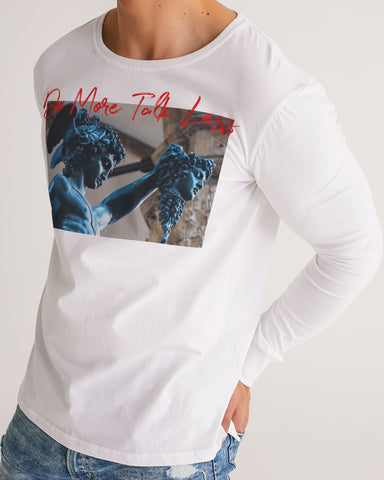 DO MORE TALK LESS  MEDUSA HEAD Men's Long Sleeve Tee - DMTL CLOTHING AND APPAREL