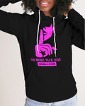 DMTL SILENCE IS GOLDEN  Black Women's Hoodie - DMTL CLOTHING AND APPAREL