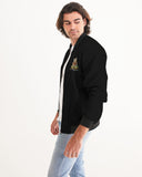 black Men's Bomber Jacket - DMTL CLOTHING AND APPAREL