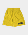 DO MORE TALK LESS UNIVERSITY GOLD CITY EDITION LOGO LITE JOGGER SHORTS - DMTL CLOTHING AND APPAREL