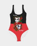 DMTL NO PAIN NO GAIN Women's One-Piece Swimsuit - DMTL CLOTHING AND APPAREL