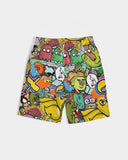 DMTL  Crowded Street Boy's Swim Trunk - DMTL CLOTHING AND APPAREL