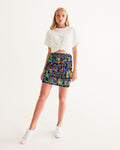 black Women's Mini Skirt - DMTL CLOTHING AND APPAREL