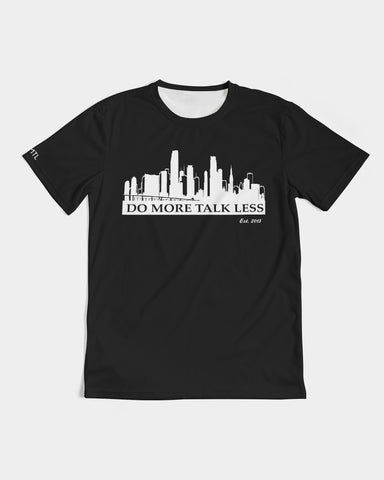 DO MORE TALK LESS CITY EDITION LOGO IN BLACK  UNISEX  Tee - DMTL CLOTHING AND APPAREL