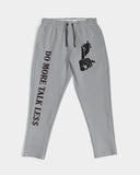 DO MORE TALK LESS SILENCE IS GOLDEN Men's Joggers - DMTL CLOTHING AND APPAREL