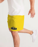 DO MORE TALK LESS UNIVERSITY GOLD CITY EDITION LOGO LITE JOGGER SHORTS - DMTL CLOTHING AND APPAREL