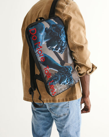 DO MORE TALK LESS MEDUSA HEAD Slim Tech Backpack - DMTL CLOTHING AND APPAREL