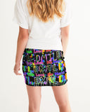 black Women's Mini Skirt - DMTL CLOTHING AND APPAREL