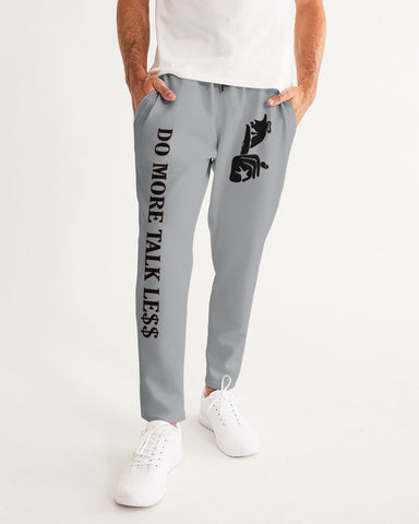 DO MORE TALK LESS SILENCE IS GOLDEN Men's Joggers - DMTL CLOTHING AND APPAREL