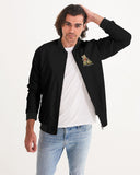 black Men's Bomber Jacket - DMTL CLOTHING AND APPAREL