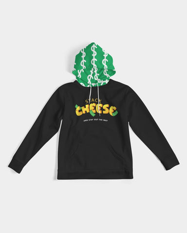 DMTL Stack Cheese Men's Black and Green  Hoodie - DMTL CLOTHING AND APPAREL