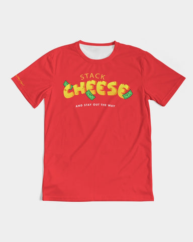 DMTL  STACK CHEESE RED TSHIRT - DMTL CLOTHING AND APPAREL