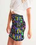 black Women's Mini Skirt - DMTL CLOTHING AND APPAREL