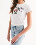 I DONT HOPE FOR IT  Women's WHITE  Tee - DMTL CLOTHING AND APPAREL