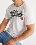 DMTL KILLL THEM WITH GRINDNESS WHITE T-SHIRT - DMTL CLOTHING AND APPAREL