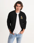 black Men's Bomber Jacket - DMTL CLOTHING AND APPAREL