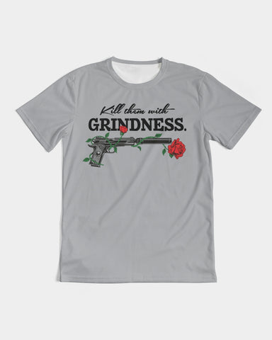 DMTL KILL THEM WITH GRINDNESS Men's Tee - DMTL CLOTHING AND APPAREL