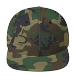 Our Signiture DO MORE TALK LESS Design On A Camo Snapback - DMTL CLOTHING AND APPAREL