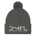 DMTL  LOGO Pom-Pom Beanie - DMTL CLOTHING AND APPAREL