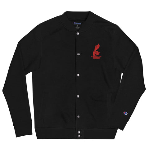 DMTL Embroidered Champion Bomber Jacket - DMTL CLOTHING AND APPAREL