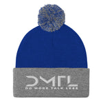 DMTL  LOGO Pom-Pom Beanie - DMTL CLOTHING AND APPAREL