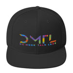 DMTL MULTI-COLOR  NEON  PAINT DRIP SIGNATURE Snapback Hat - DMTL CLOTHING AND APPAREL