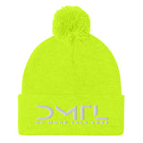 DMTL  LOGO Pom-Pom Beanie - DMTL CLOTHING AND APPAREL