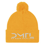 DMTL  LOGO Pom-Pom Beanie - DMTL CLOTHING AND APPAREL