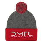 DMTL  LOGO Pom-Pom Beanie - DMTL CLOTHING AND APPAREL