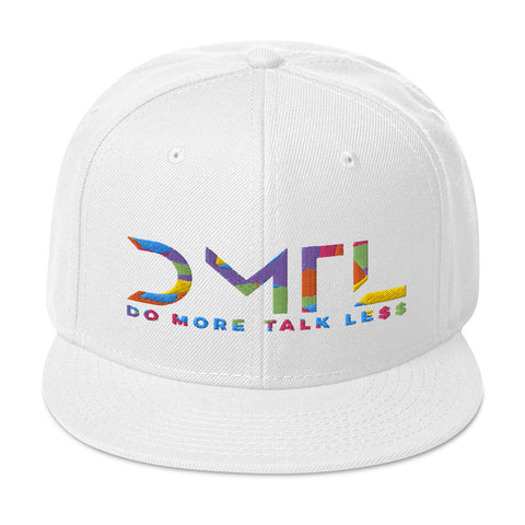 DMTL MULTI-COLOR SIGNATURE Snapback Hat - DMTL CLOTHING AND APPAREL