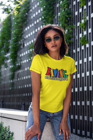 DO MORE TALK LESS Living Entangled Women's Tee - DMTL CLOTHING AND APPAREL